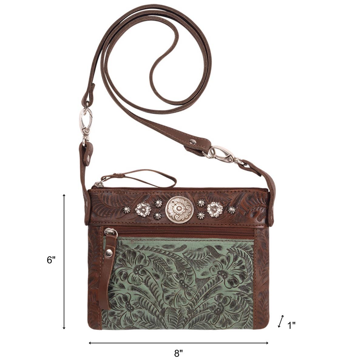 American West - Venta al por mayor Bandolera - Mujer - Bolso Bandolera/Cintura Trail Rider con Correa Desmontable8