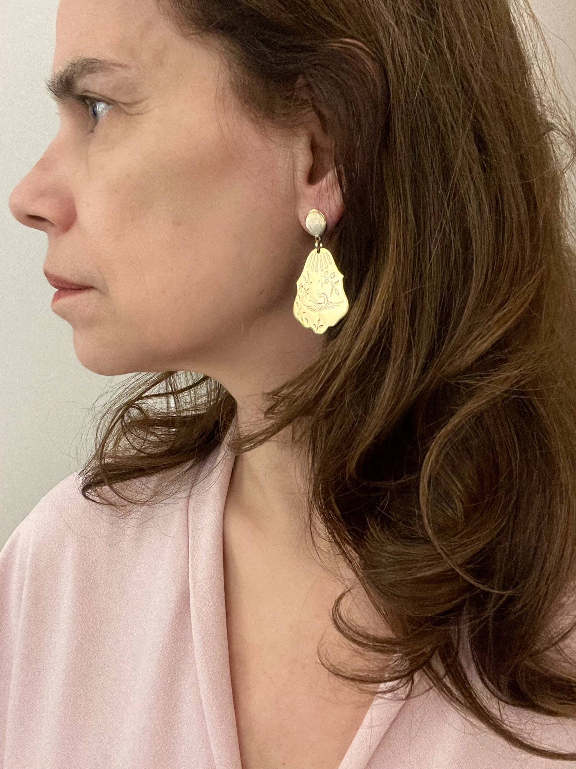 Sandrine France Studio - Wholesale Dangle Earrings - Bluebell Earrings1