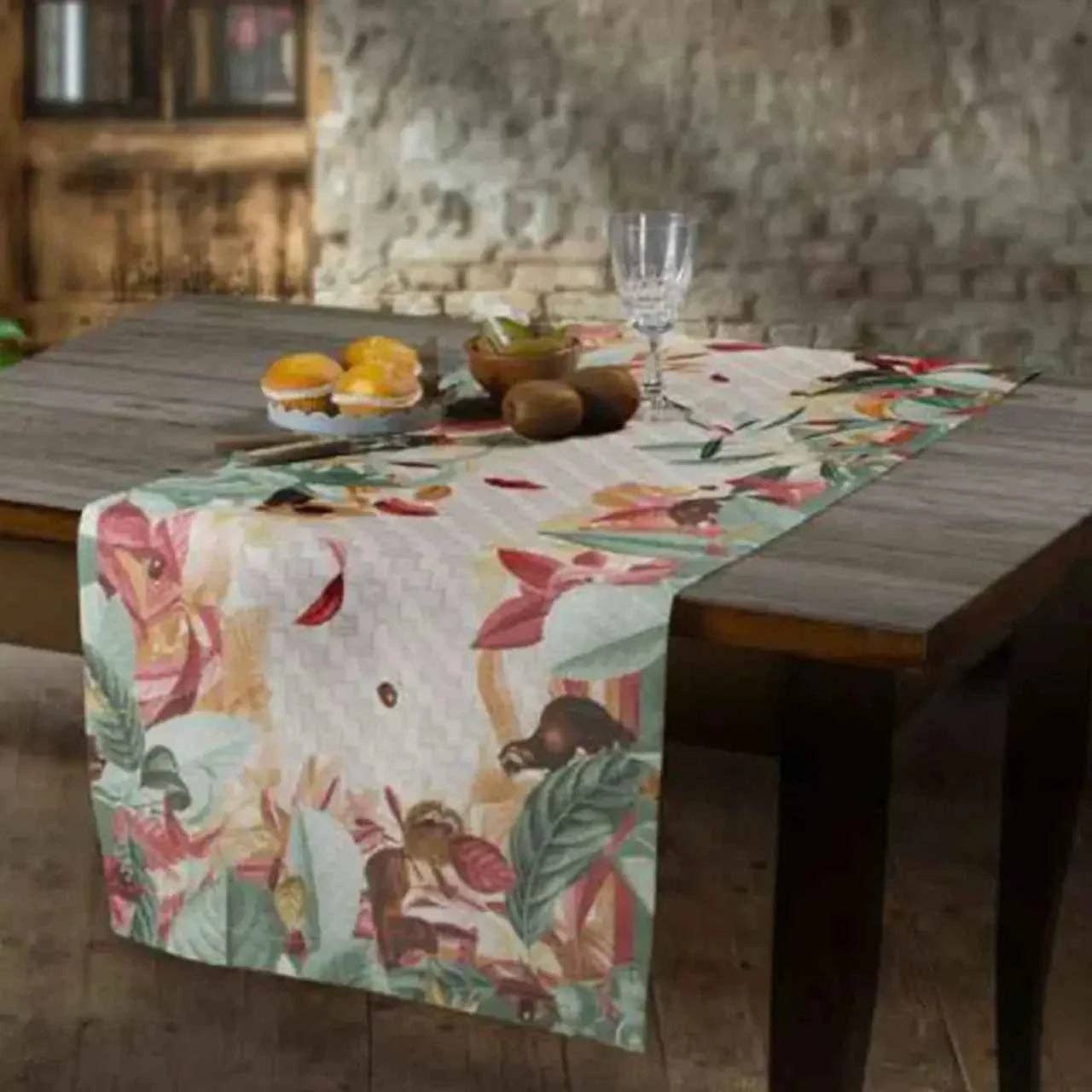 The Napking - Vente Chemins de table - Chemin de table en pur lin «Bosco» 100 % fabriqué en Italie1