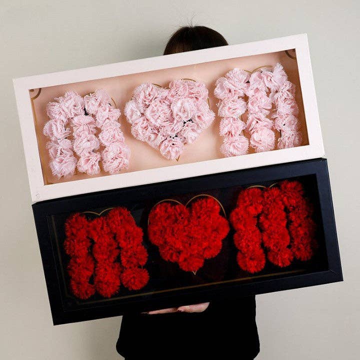 Boîte MOM à remplir avec couvercle transparent, insert et mousse inclus pour la vente par Elegant Design Supply