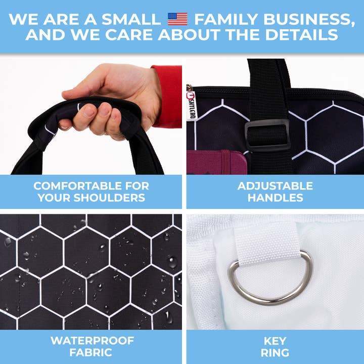 Nurse Bag and Utility Tote|Waterproof | Black Bee Hive for wholesale on Faire3