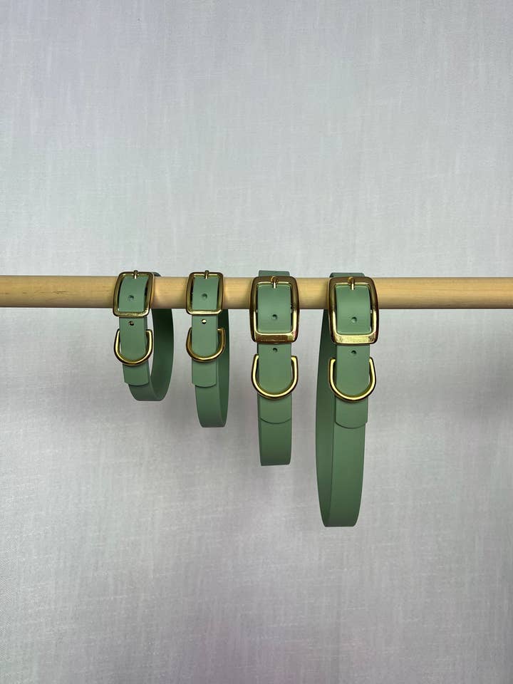 Single Colour Collar for wholesale by Moss Dog Collars