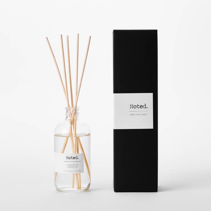 Pineapple Hibiscus Reed Diffuser for wholesale by Noted Candles