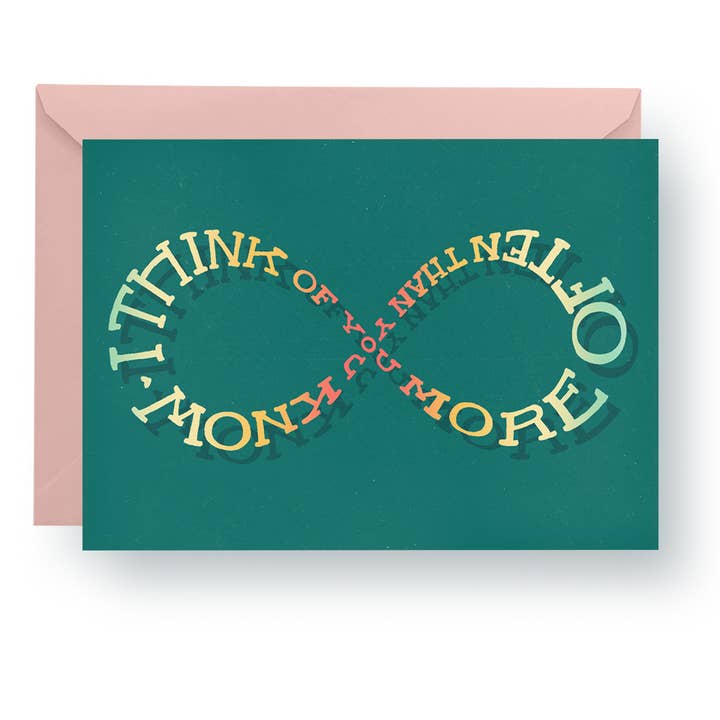 Penso em Ti Mais Frequentemente do que Sabes - Cartão A2 por atacado de hey, alissandra