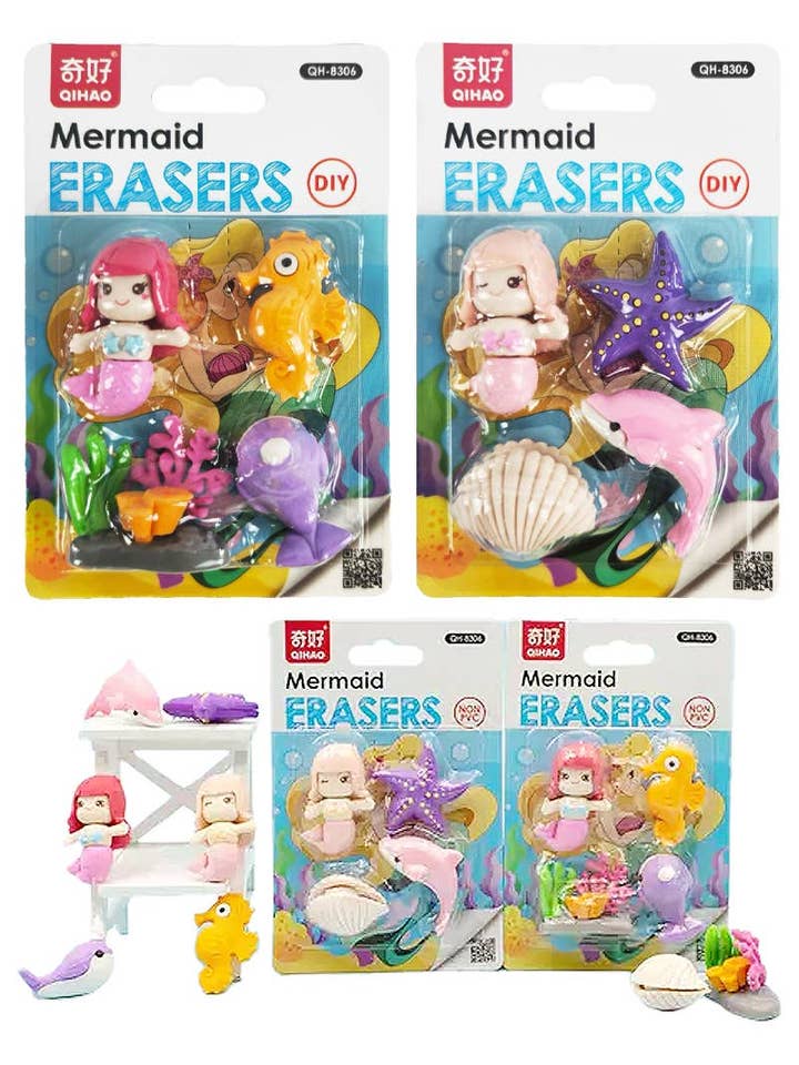 Mermaid Paradise Novelty Tpu Suddgummi Kollektion för wholesale av Cap Zone