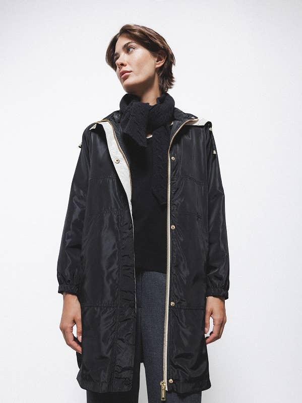 Lanidor - Wholesale Parka - Women's - Hooded Long Parka with Pockets (424532-1)1