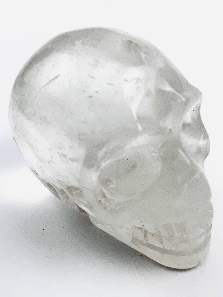 Clear Quartz Crystal Skull for wholesale by Mishakaudi Jewelry