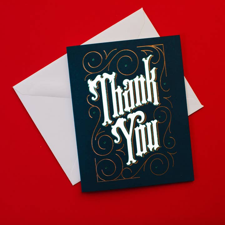 Thank You Card for wholesale by Little Comet