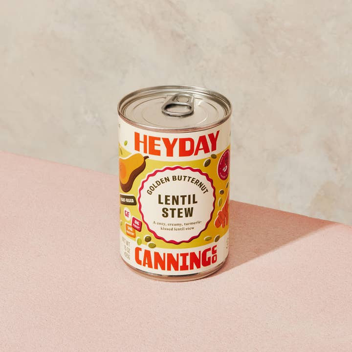 Heyday Canning Co. - Wholesale Soup - Golden Butternut Lentil Stew 12 pack