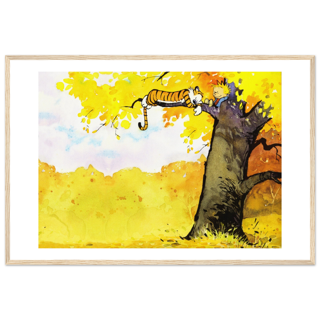 Art-O-Rama Shop - Wholesale Poster - Calvin and Hobbes Resting on a Tree Poster10