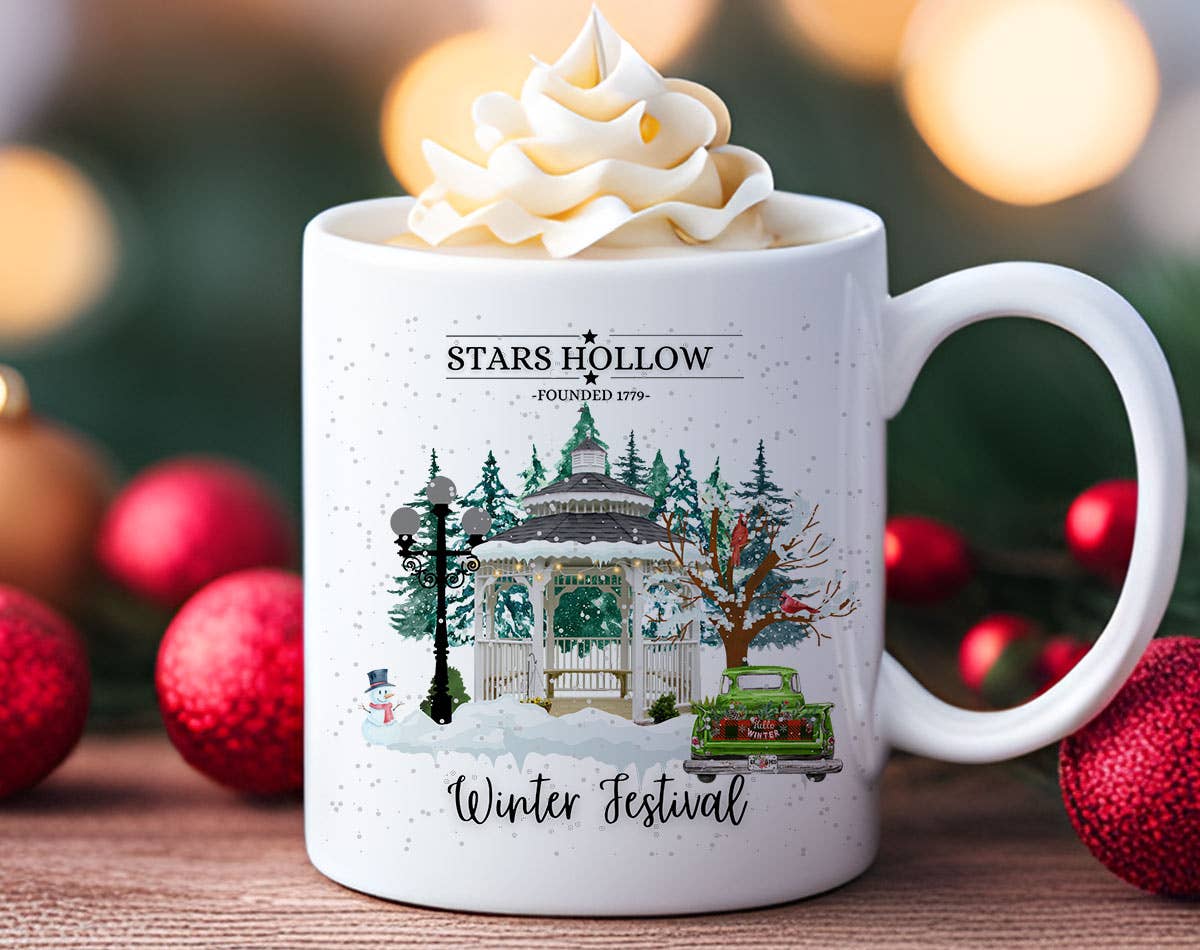 House Of Rodan - Wholesale Coffee Mug - Star Hollow Winter Fest - Gilmore Inspired Coffee Mug