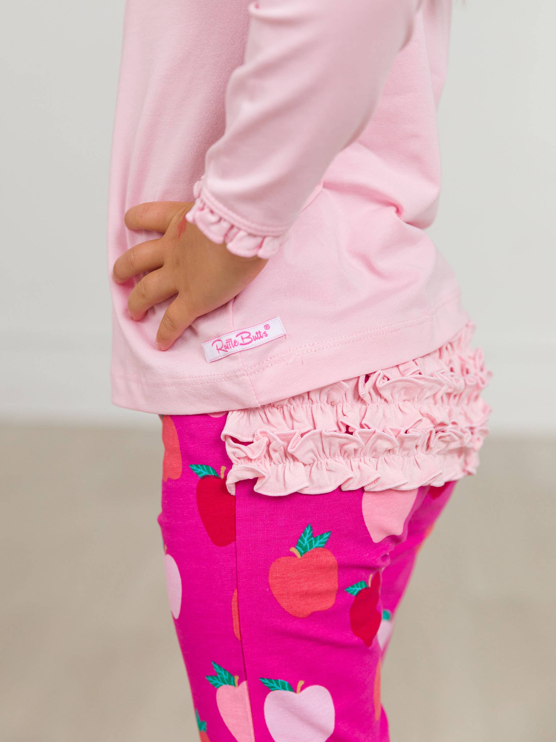 Rosa Calças com Folhos "Menina dos Meus Olhos" para Bebés Meninas para venda a revendedores na Faire3