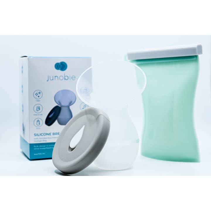 Junobie - Wholesale Feeding Set - Baby - Junobie Bag + Silicone Milk Breast Pump Bundle