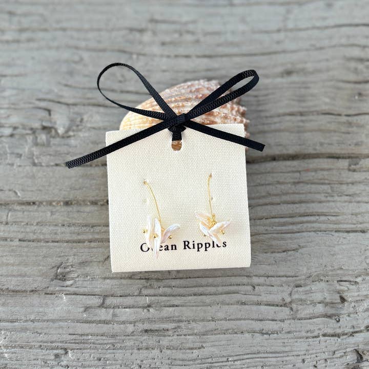 Ocean Ripples – Engroshandel Hængeøreringe og creoløreringe – 14kt forgyldte ferskvandsperleøreringe3