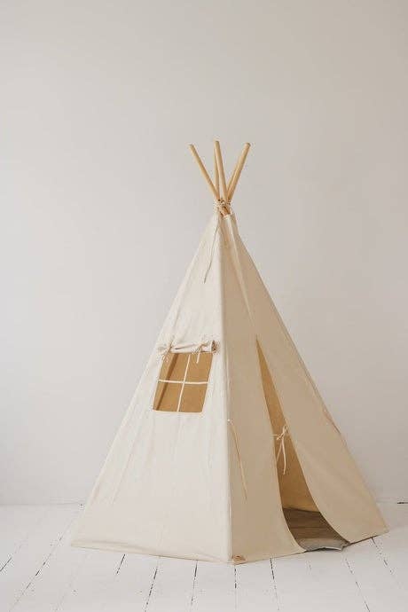 Moi Mili - Wholesale Tent - Kids - “Beige” Teepee and Mat Set4