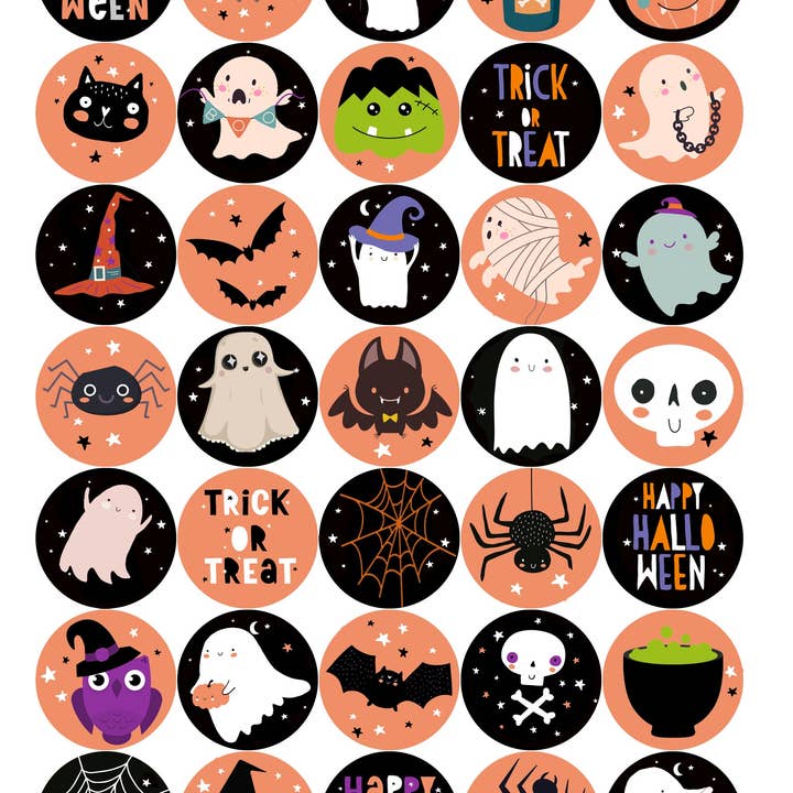 Sticker Varia - Wholesale Sticker - Kids & Baby - Sticker Sheet Spooky Halloween2