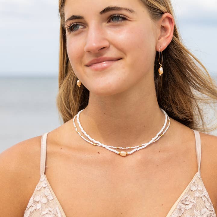 Nica Life - Wholesale Beaded/Pearl Necklace - Seed Bead & Pearl Necklace5