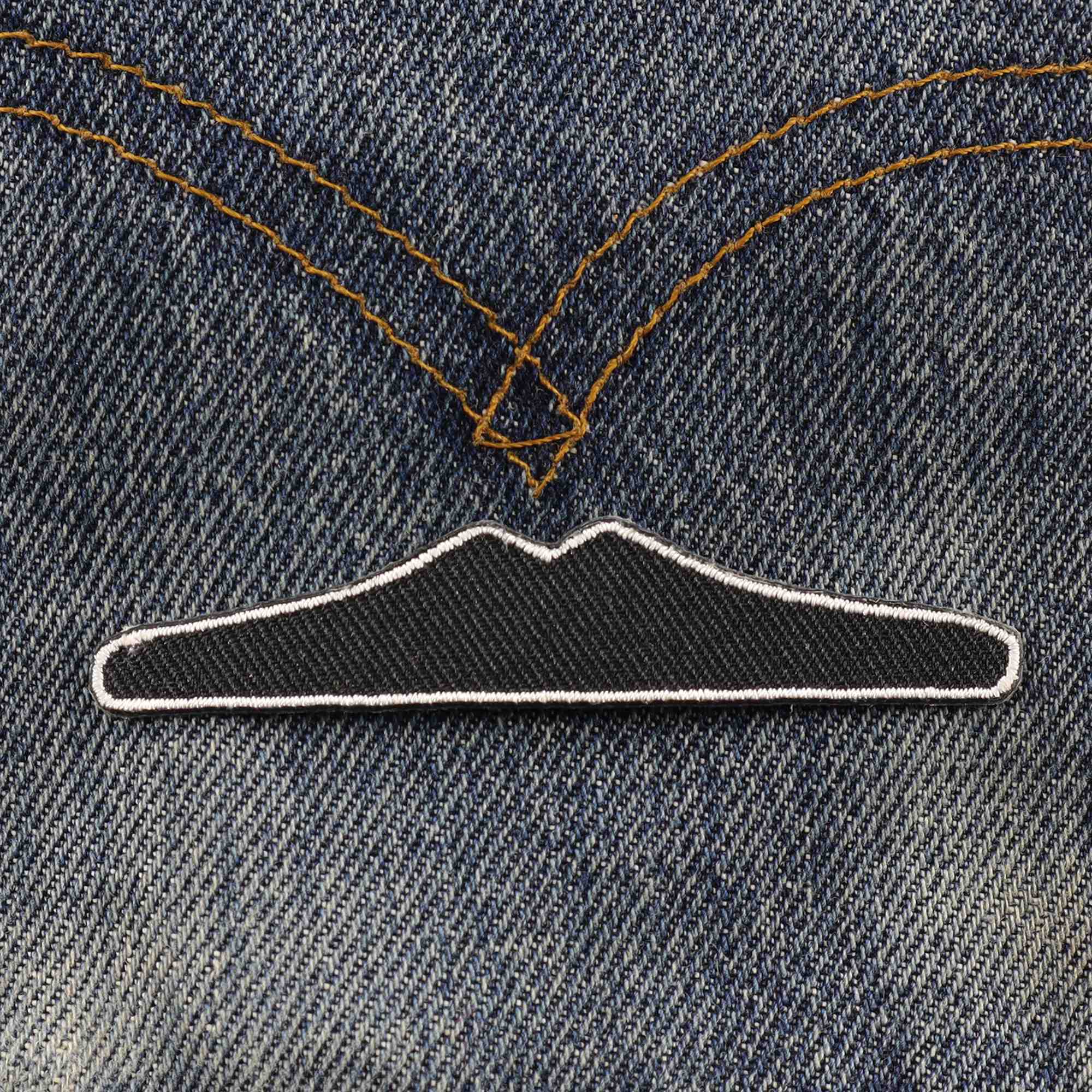 Tribal Trade GmbH - Wholesale Patch - Mustache straight slim mustache patch sticker6