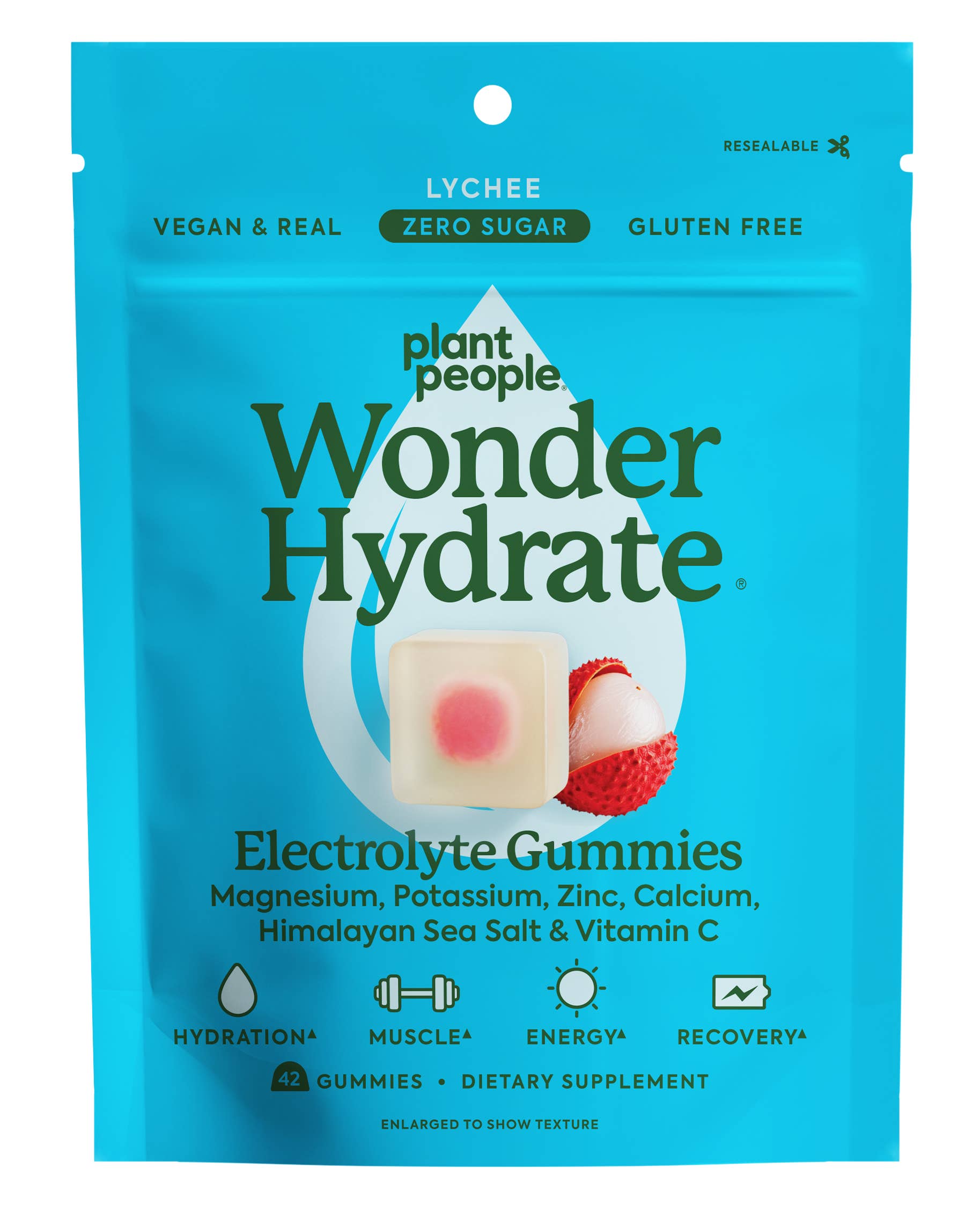 Plant People - Wholesale Oral Supplement/Vitamin - WonderHydrate Electrolyte Gummies