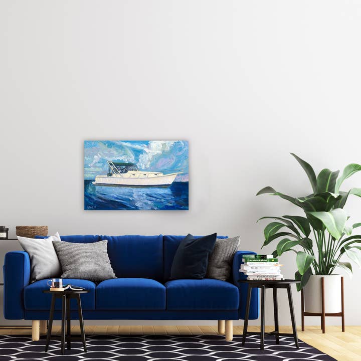 Mainship Boat Giclée for wholesale by Jess Peoples Art