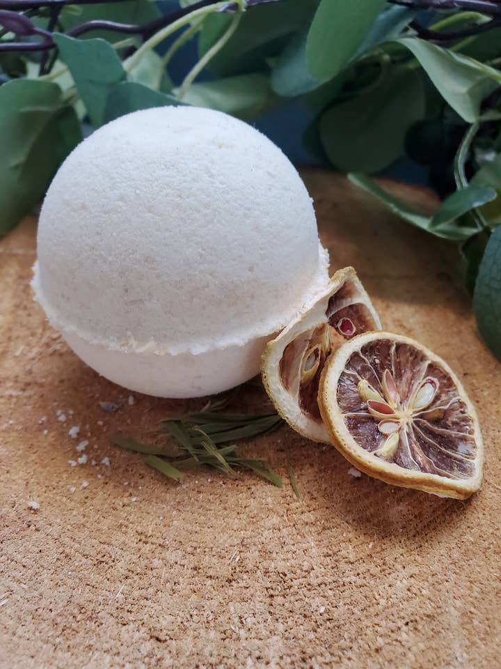 Luxurious Lemon Verbena Bath Bomb - Essential Oil for wholesale by The Rudd Homestead LLC