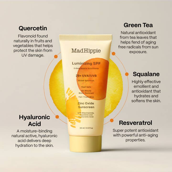 Mad Hippie - Wholesale Sunscreen - Luminizing Facial SPF 29+ - Suncreen