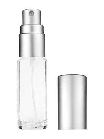 Best Bottles - Wholesale Atomizer Bottle - Cylinder Clear Bottle with Sprayer-5ml (Multiple Cap Colors)12