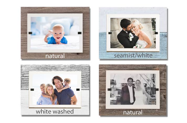 Beach Frames LLC - Wholesale Picture Frame - Name Drop Reclaimed Wood Mini Frames - Eco Friendly7
