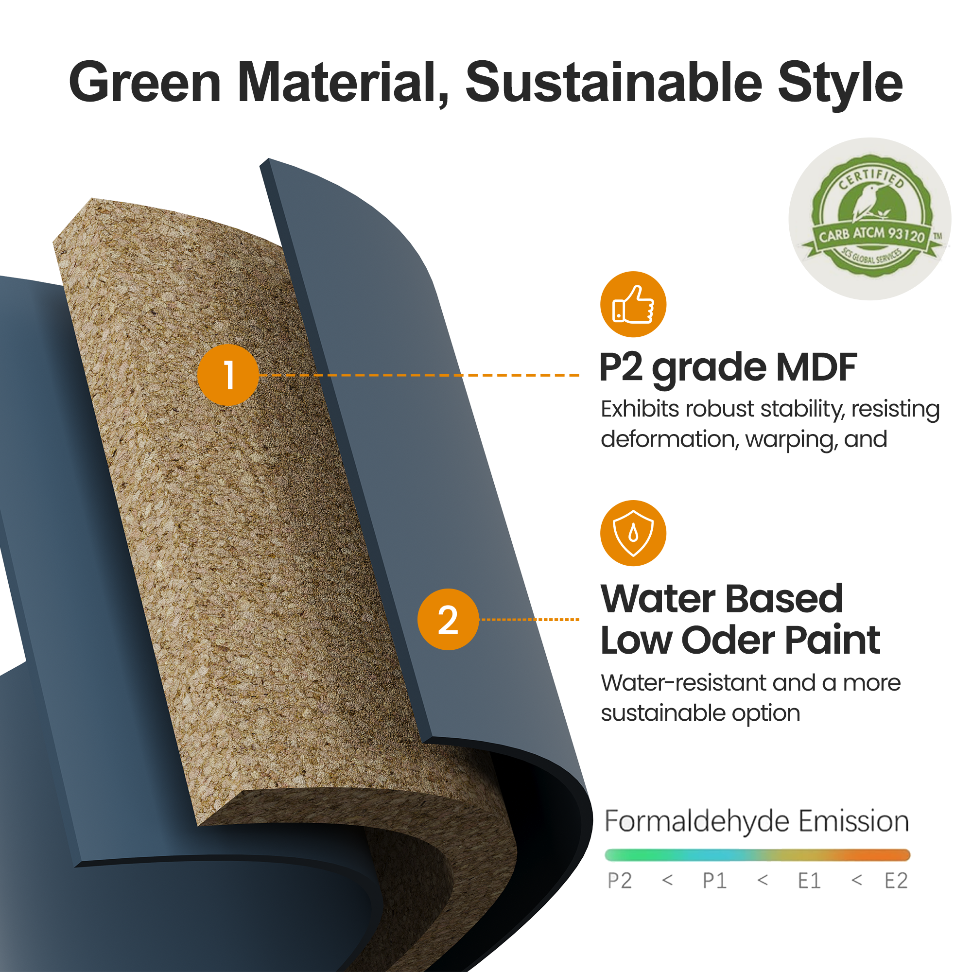 Heynemo - Vente Armoire - Armoire console, armoire de garde-manger moderne du milieu du siècle de 58 po14