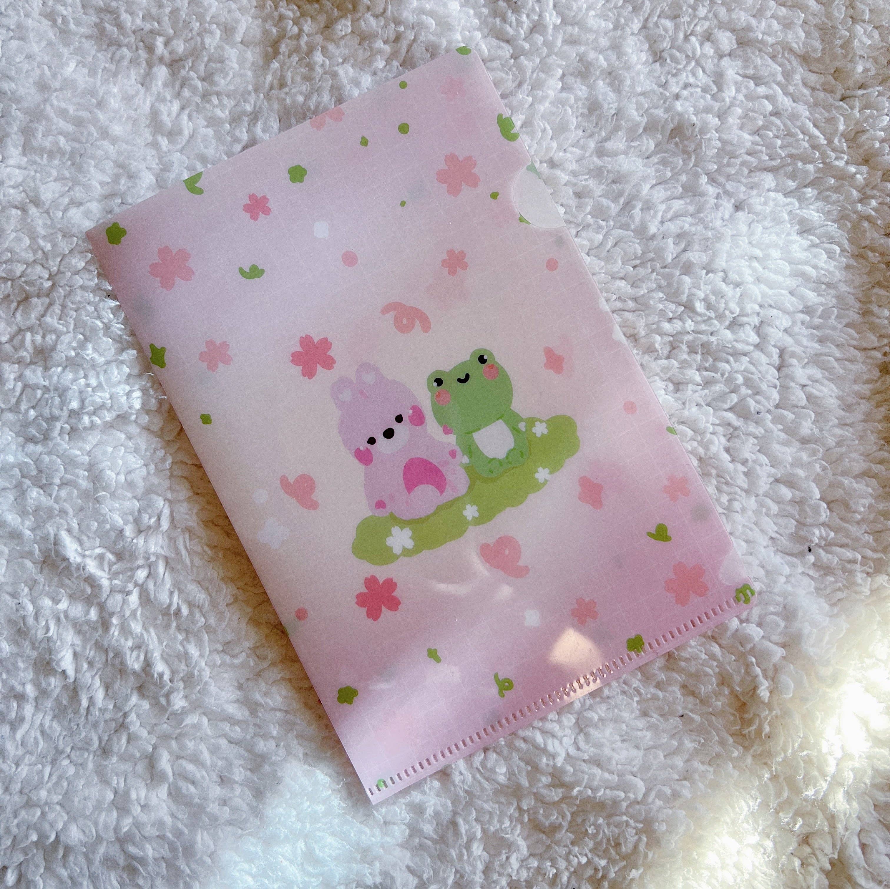 Cherry Blossom Pink Bibi and Lili File Folder for wholesale by Paperkumaco