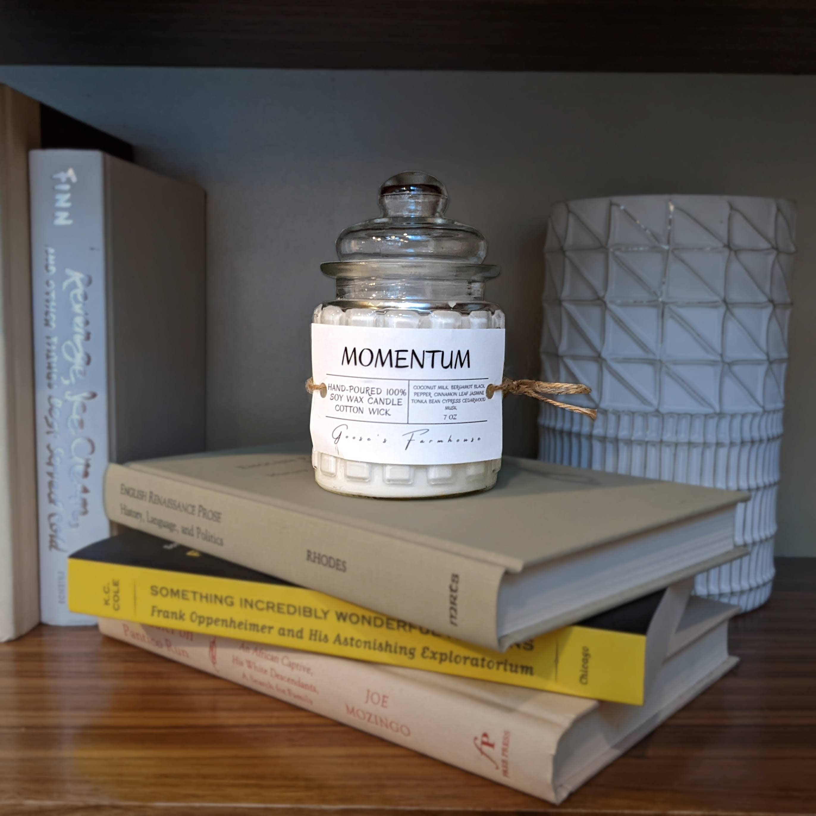 GOOSE'S FARMHOUSE - Wholesale Jar/Filled Candle - Momentum - 100% Natural Soy Wax Vegan Candle3