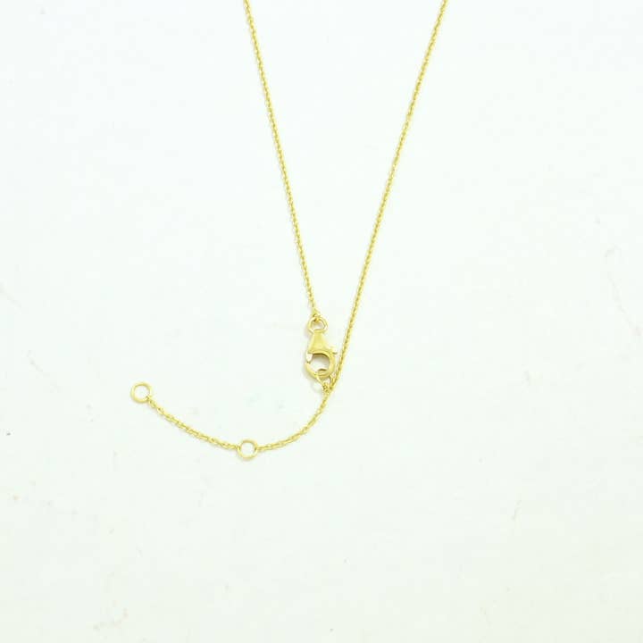 Schmuckoo Berlin - Wholesale Pendant/Charm Necklace - Anastasia Necklace Gold Plated Silver 925 - Peridot4