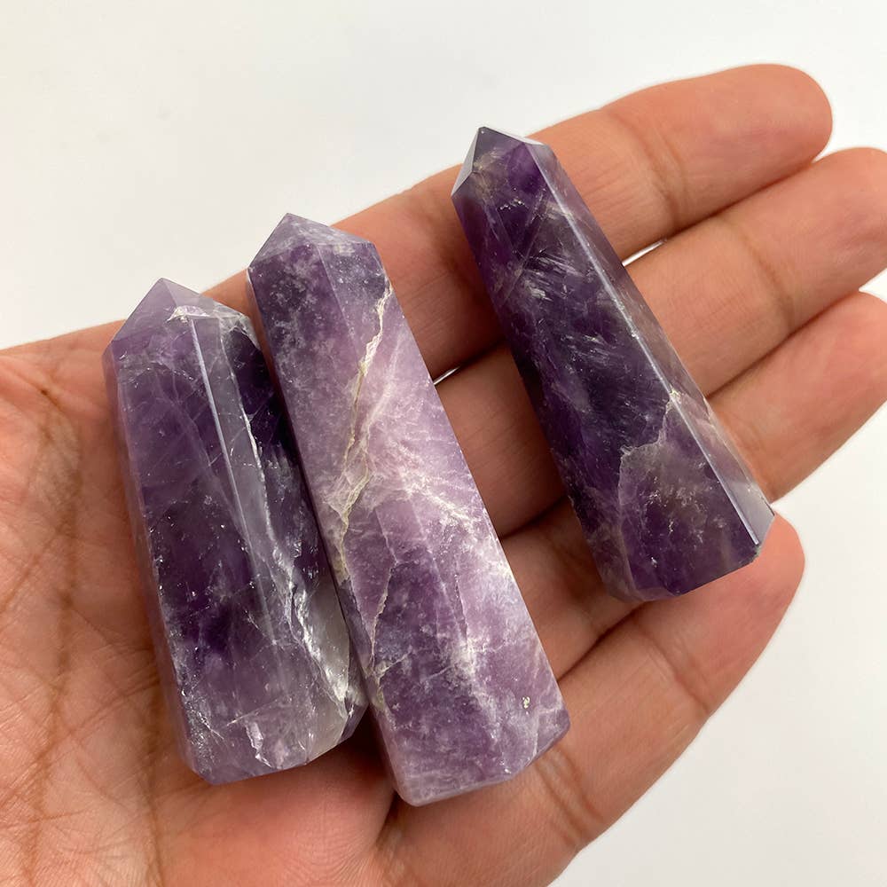 VIE - Vendita all'ingrosso Pietra/cristallo spirituale - Piccola torre obelisco 5-7 cm61