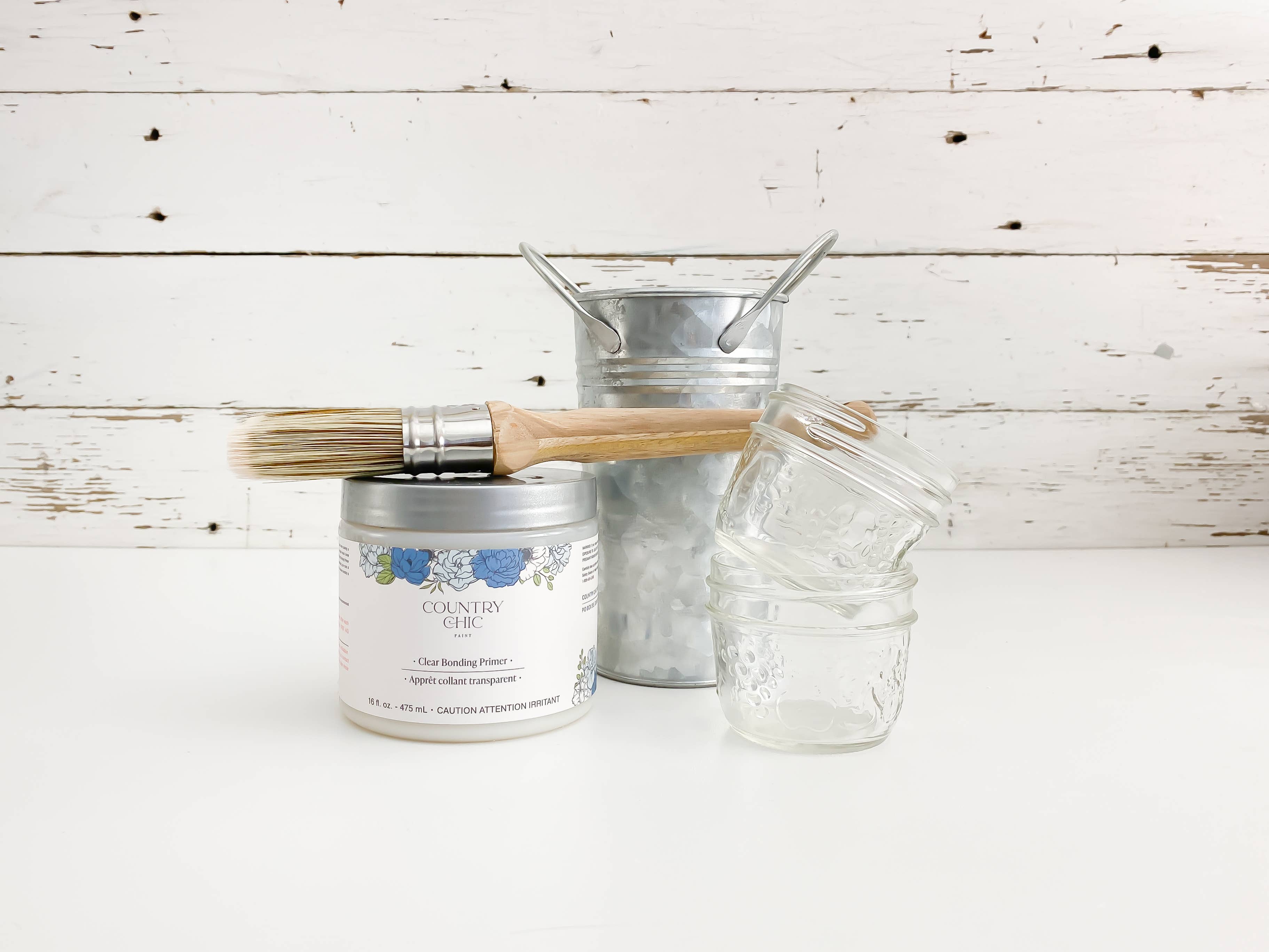 Country Chic Paint - Vente Assortiments de peinture - Apprêt adhésif transparent - Couche de base transparente Surface Prep7