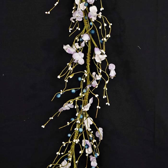 Impressive Enterprises, Inc. - Wholesale Bunting/Garland - ISB61221- 4ft Vitorian BLPP Hydrangea Garland1