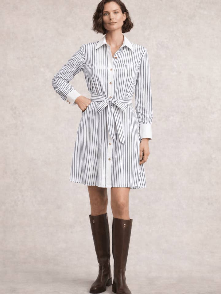 the Ellington shirt dress for wholesale by Wendi’s Good Things Market