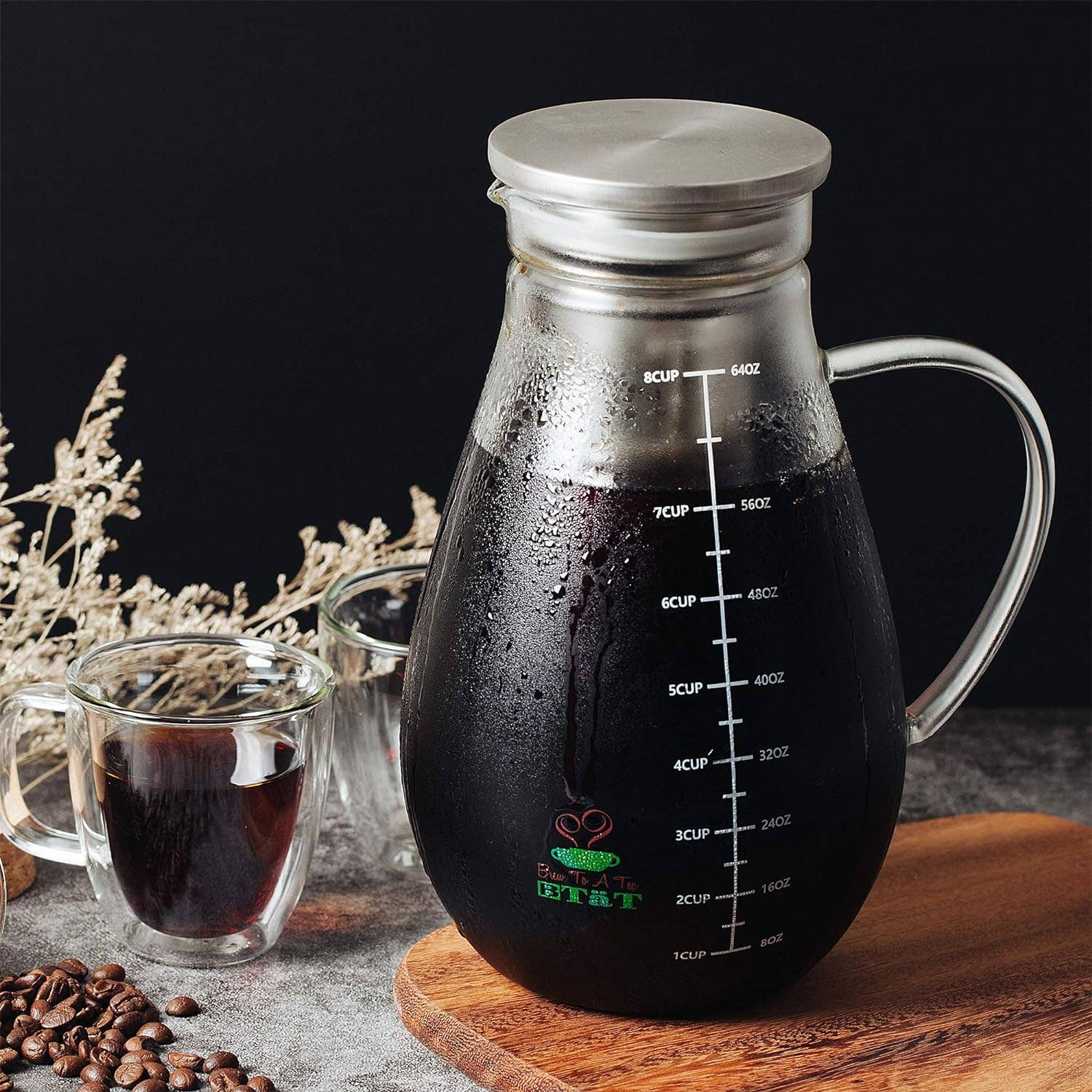 Brew To A Tea - Wholesale Koffiemachine - BTaT Cold Brew & Iced Coffee Maker, 2 Liter2
