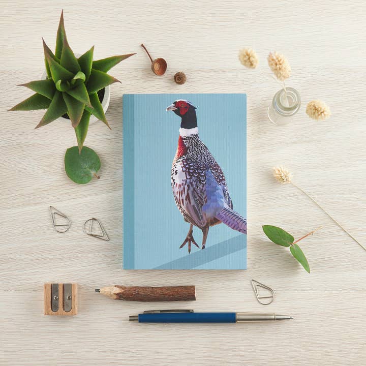 Pheasant Notebook - A6 Notebook - Pheasant for wholesale by Arch & Ivy