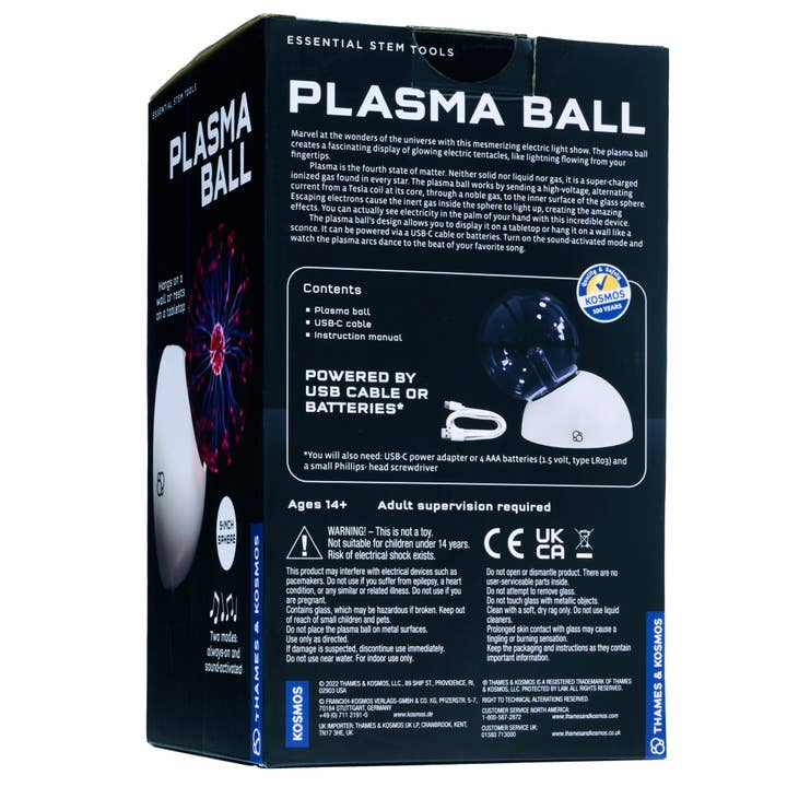 Thames & Kosmos UK LP – wholesale Light-up toy – Kids & baby – Plasma Ball - Science Kit7