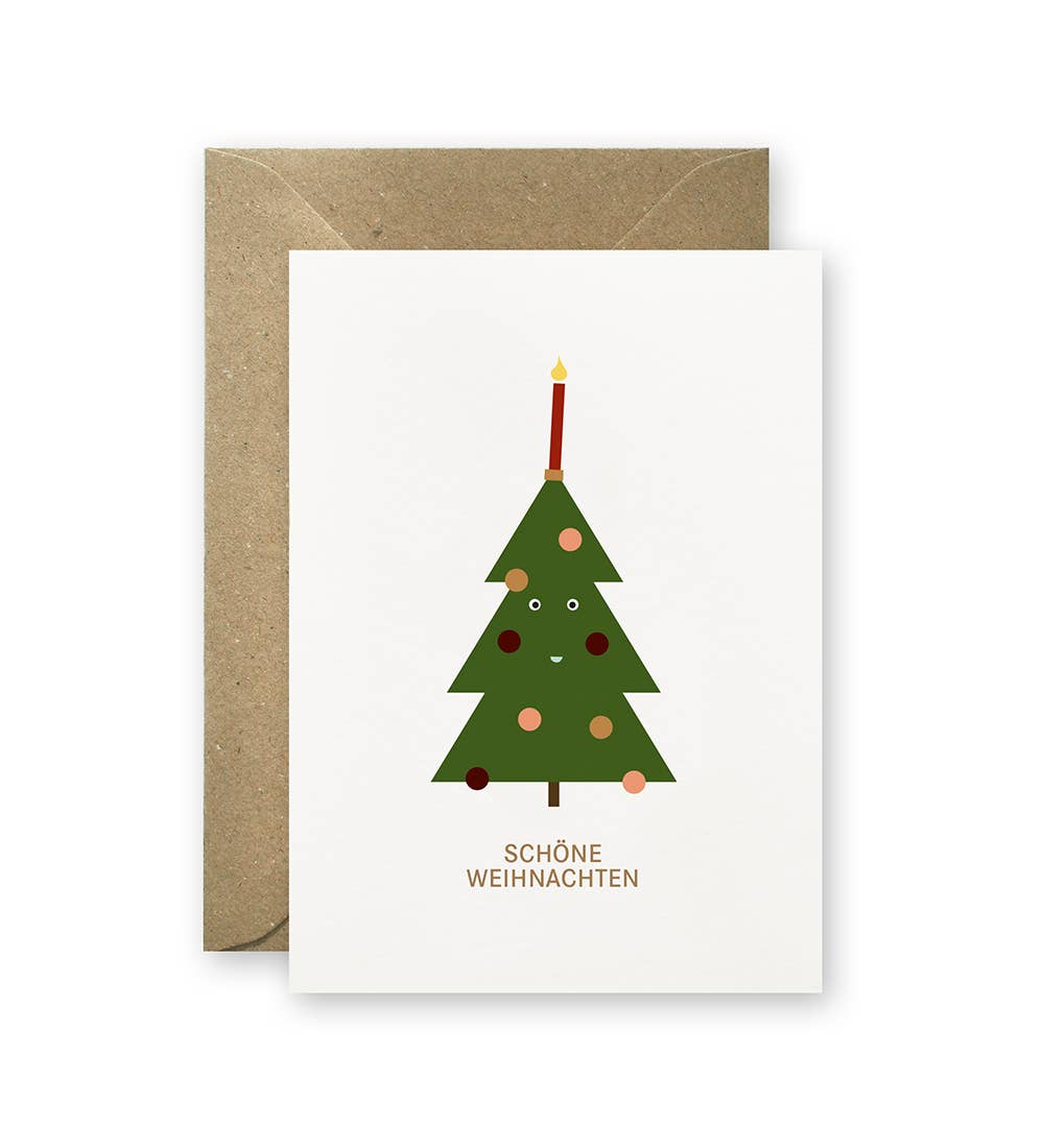 Linienwerk - Wholesale Christmas Card - Weihnachtsbaum
