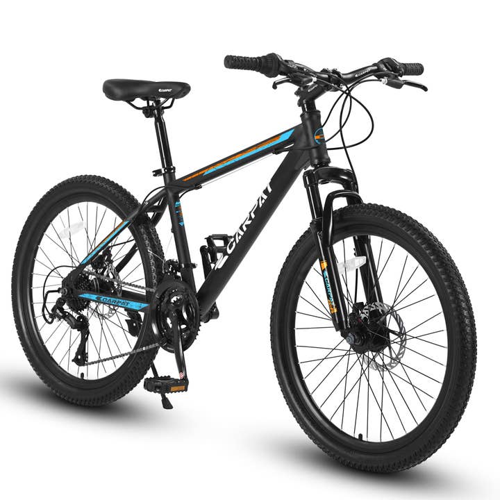 39F Inc. - Wholesale Bike/Scooter - Kids - 26in Blue Mountain Bike with Disc Brakes and 21 Speeds