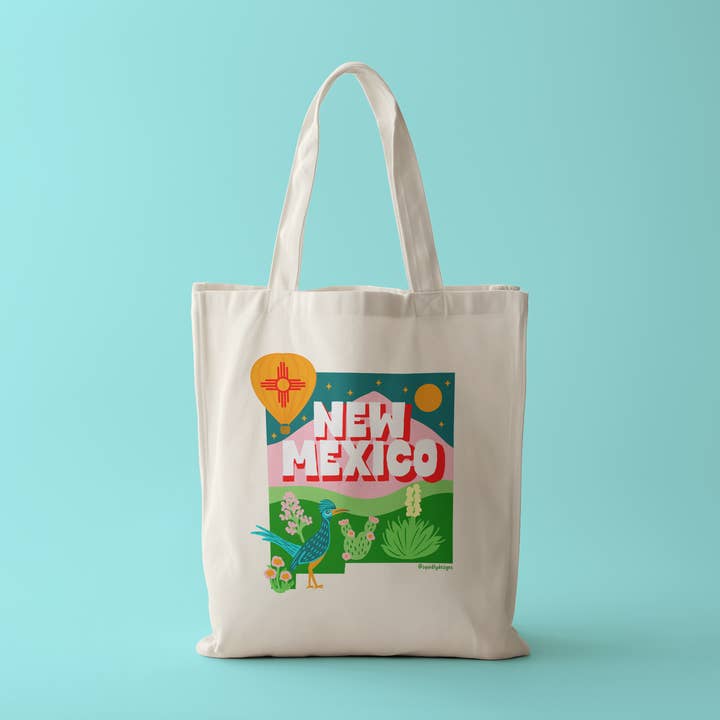 Tote Bag - New Mexico State (Dubbelzijdig) voor wholesale door Squidly Designs