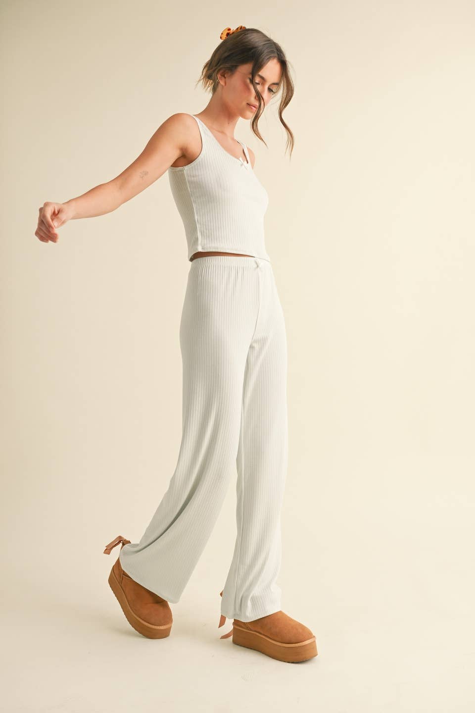 KIMBERLY C - Venta al por mayor Camiseta sin mangas - Mujer - Camiseta de Tirantes Punto Calado Lounge9