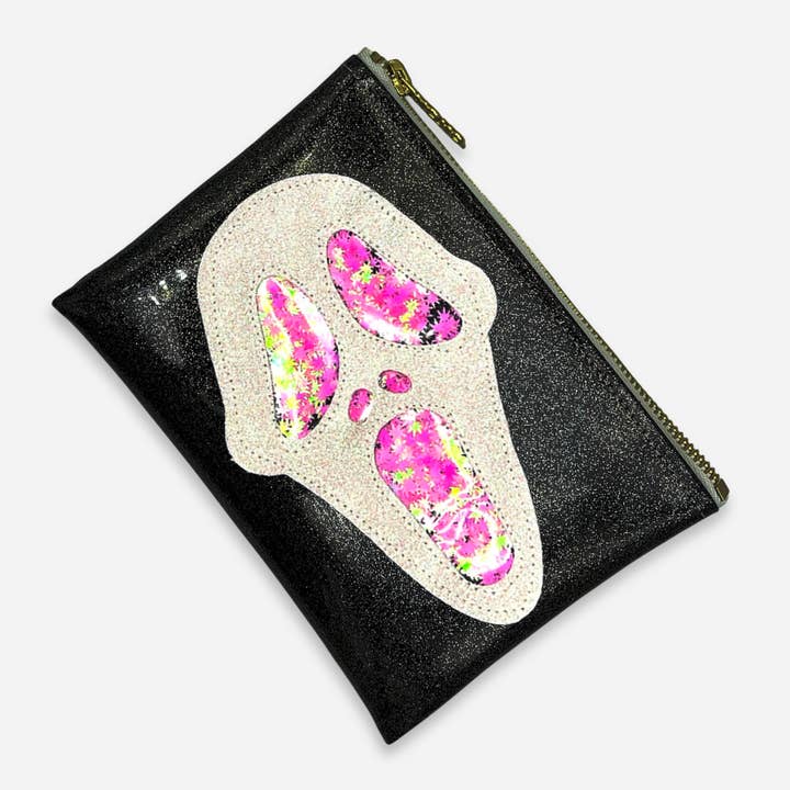 Pochette de rangement Ghost Face Scream Kush (plusieurs couleurs et tailles) pour la vente par KushKards