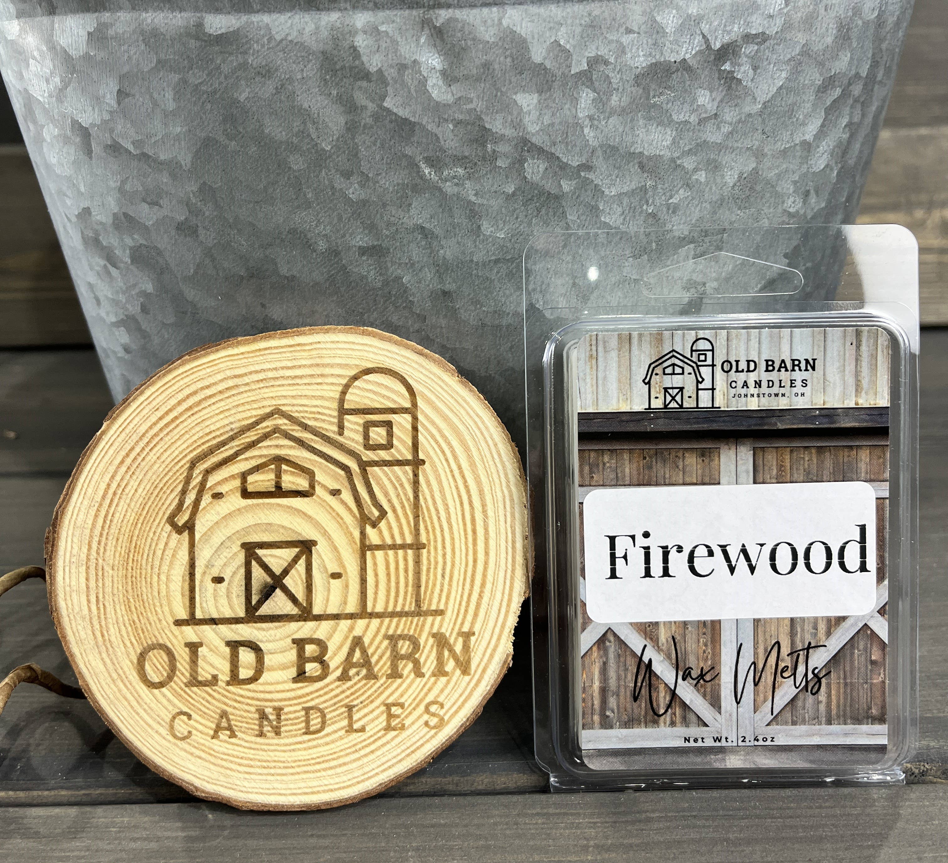 Old Barn Candles – wholesale Wax melt – Firewood Wax Tart Melts1