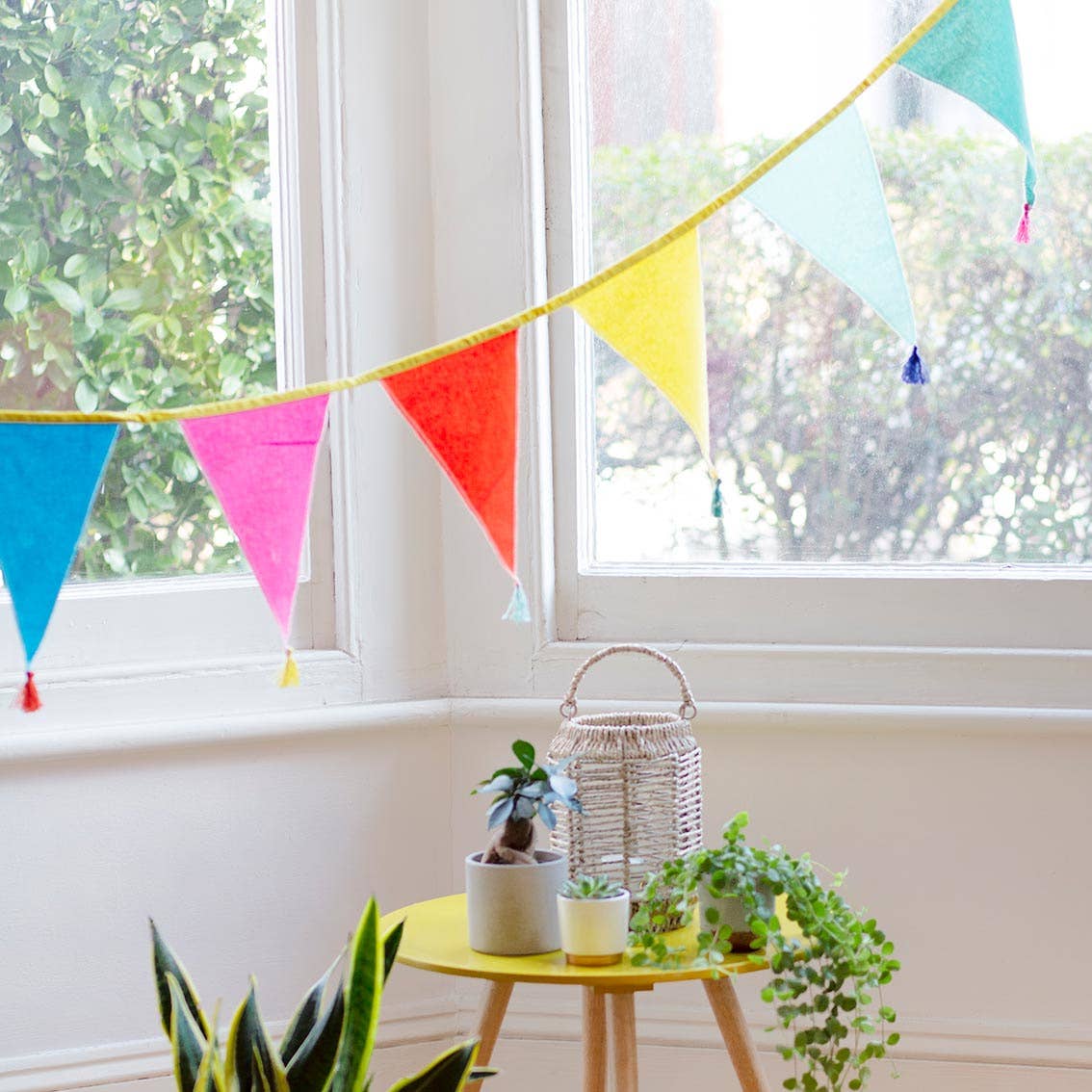 Talking Tables UK - Wholesale Bunting/garland - Rainbow Fabric Bunting | 3m |12