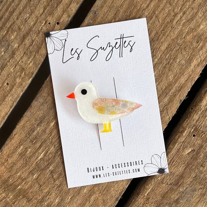 Huguette Julia Brooch for wholesale by Les Suzettes