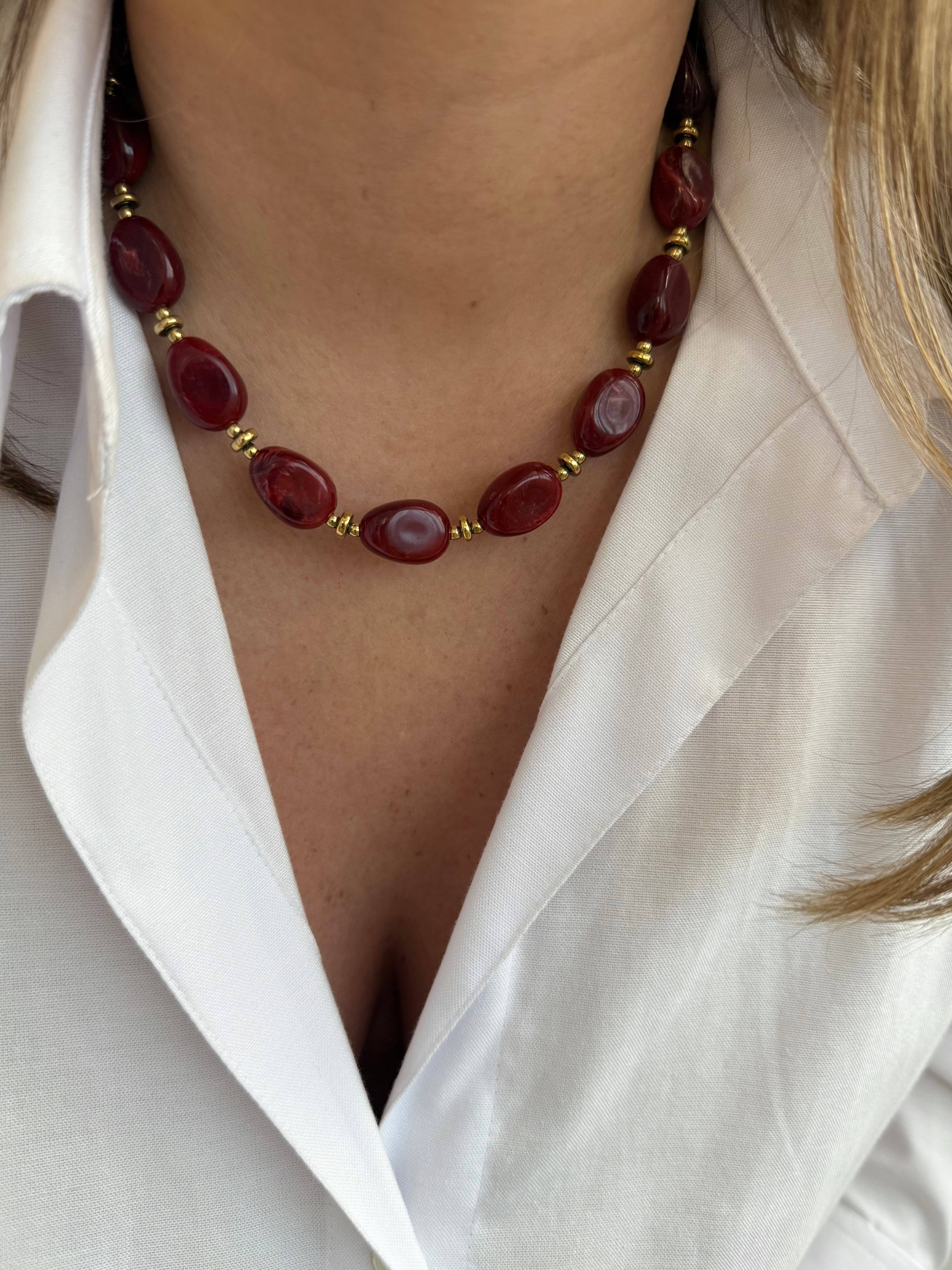 A.B. Paris - Wholesale Beaded/Pearl Necklace - Java - 7 colors20