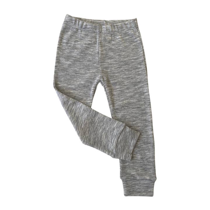 Sweet Cheeks Merino - Wholesale Fashion Leggings - Kids - Kids Merino Leggings | Grey Marle0