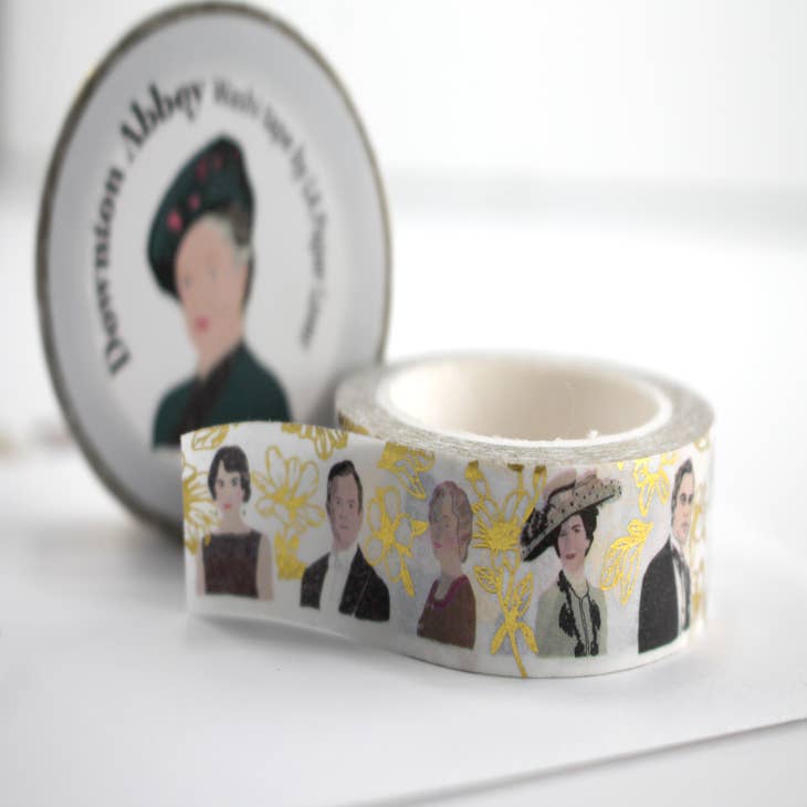 Wholesale Downton Abbey Floral Metallic Washi Tape for your store - Faire